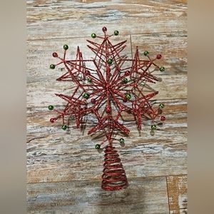 🎄Christmas Glitter Wire Tree Topper